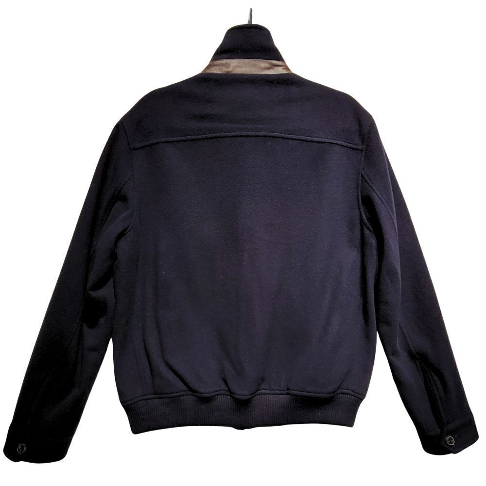 *RARE* POLO RALPH LAUREN Silk, Wool, Leather & Corduroy Bomber Jacket Mens M - Picture 6 of 16